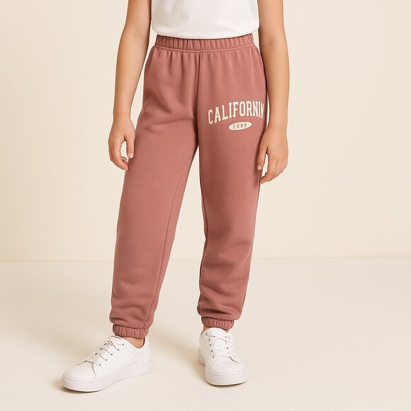 SHEIN Other - SHEIN LUNE Jogger Sweatpants Elastic Waist Pull Up Dusty Rose 9 Year Old